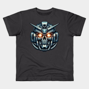 Biomech Skull S01 D63 Kids T-Shirt